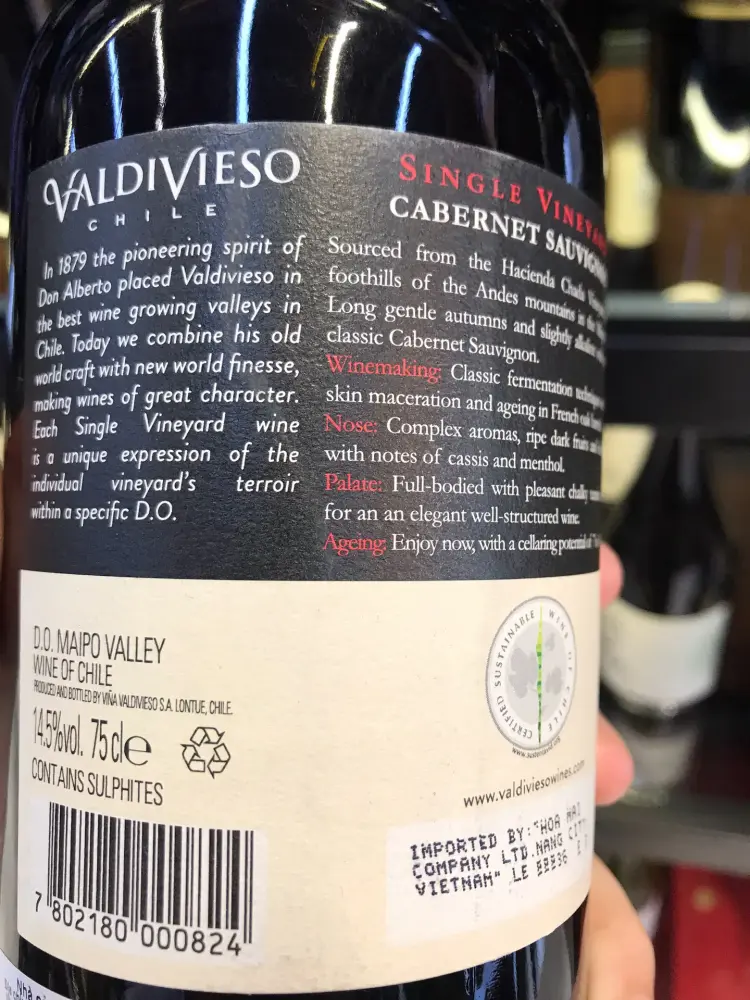 Valdivieso Single Vineyard Cabernet Sauvignon.7