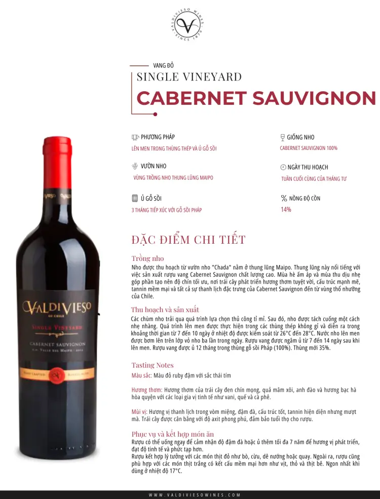 Valdivieso Single Vineyard Cabernet Sauvignon.8