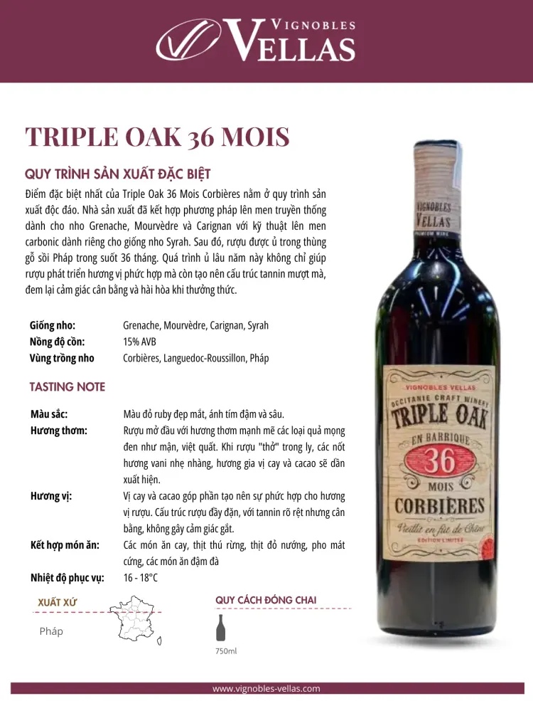 Triple Oak 36 Mois.9