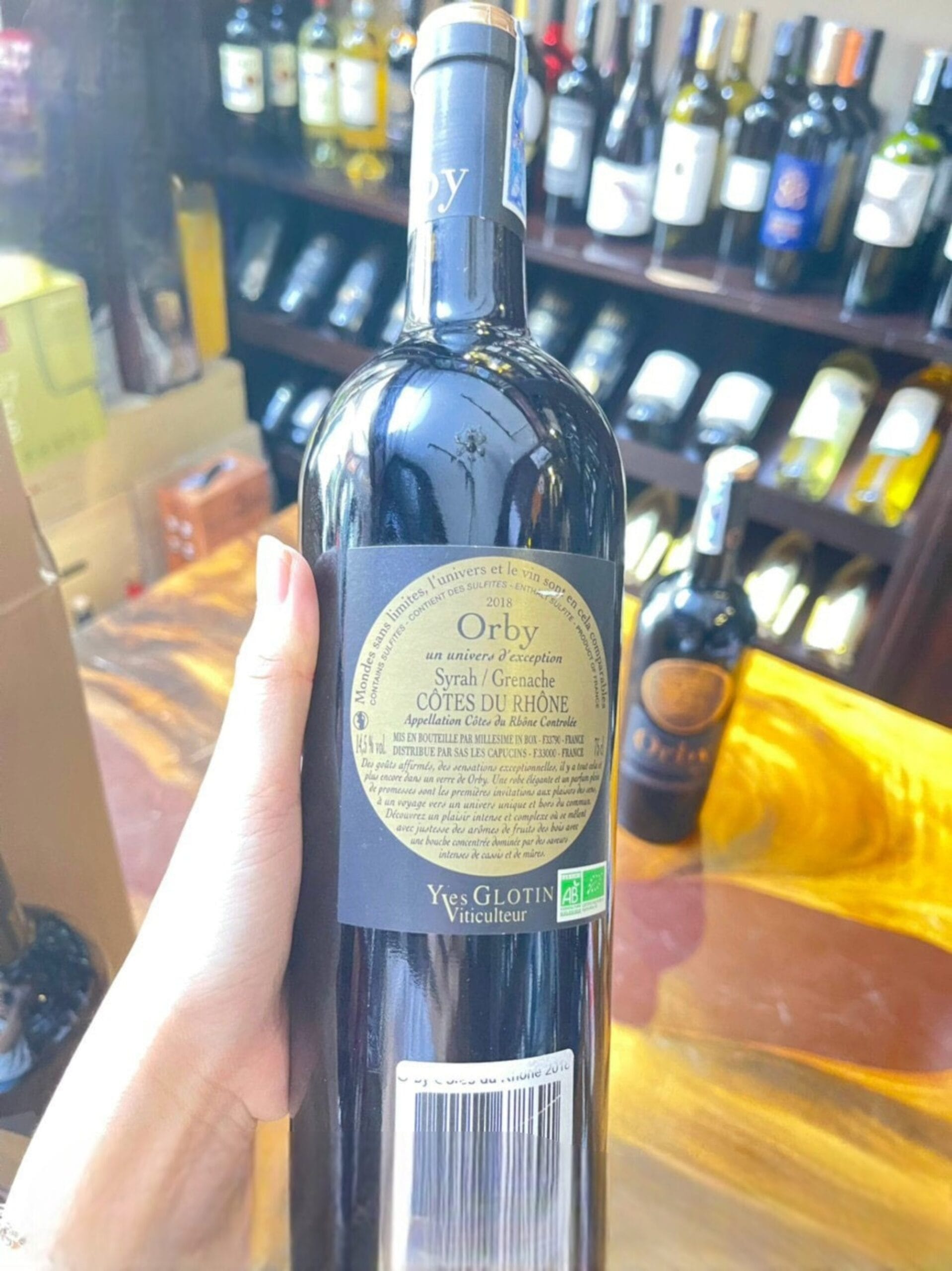 Orby Côtes du Rhône2018.2