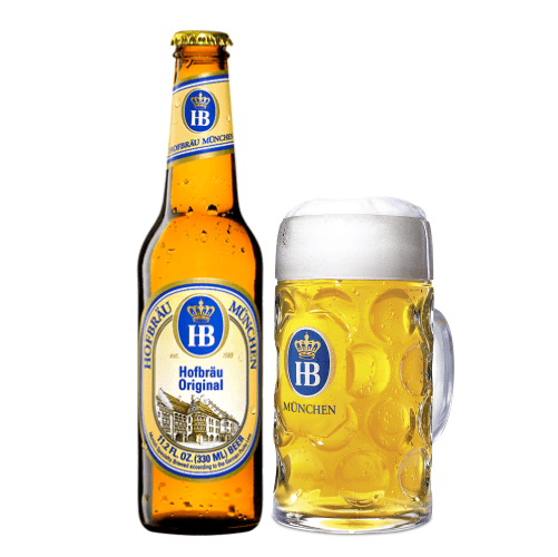 Bia HB Hofbrau Original 5.1% – Thùng 24 Chai 330ml.1 ( Bia vàng ).2