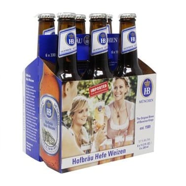 Hofbrau Hefe Weizen 330ml- 1 thùng 24 chai.2 ( bia nâu )